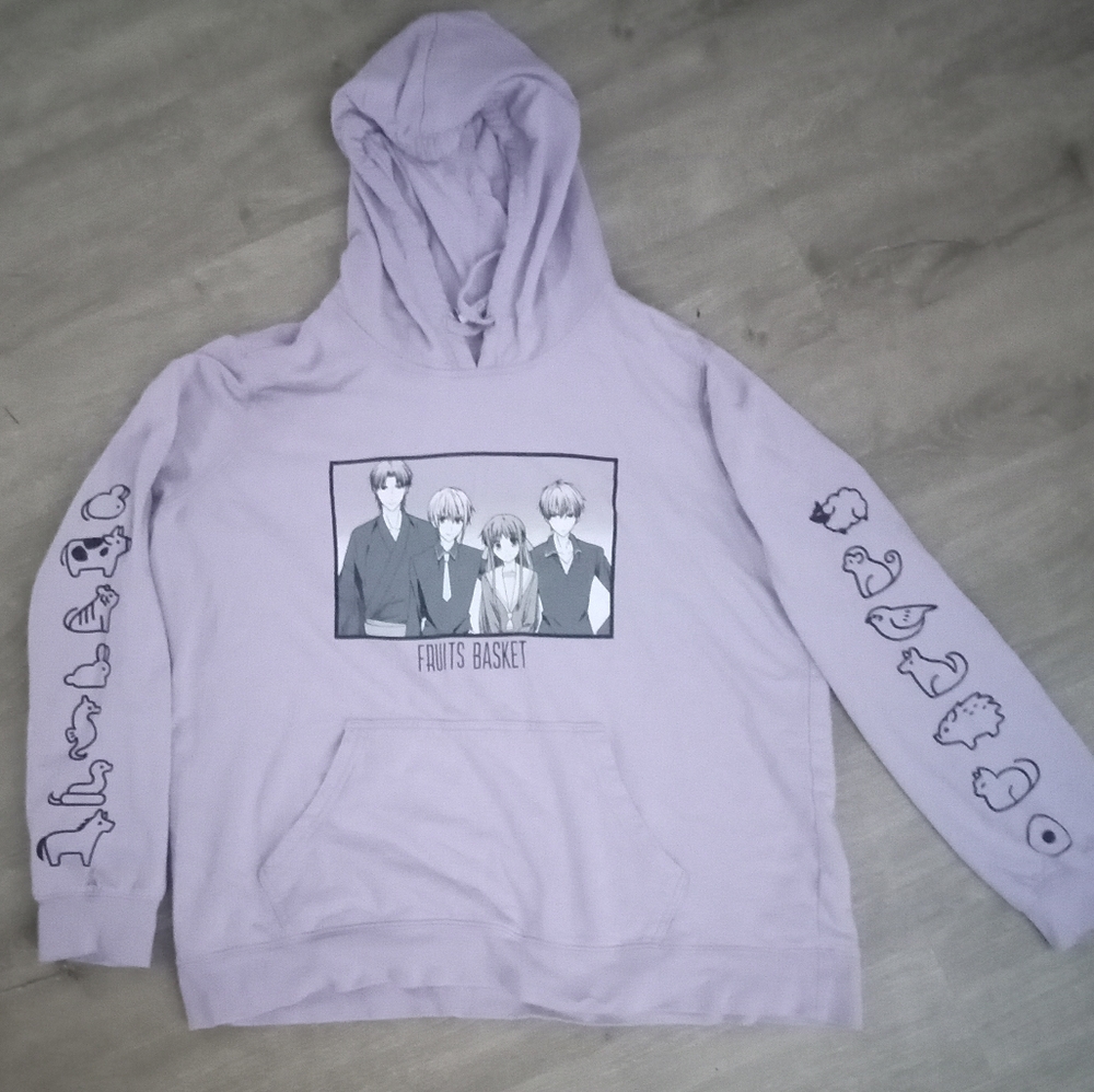 Hot Topic Fruits Basket Anime Hoodie XL